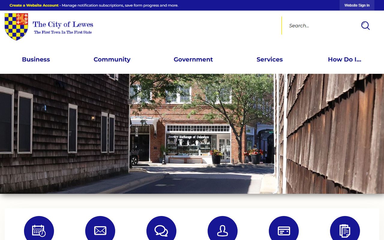 Lewes city government portal for divorce records information
