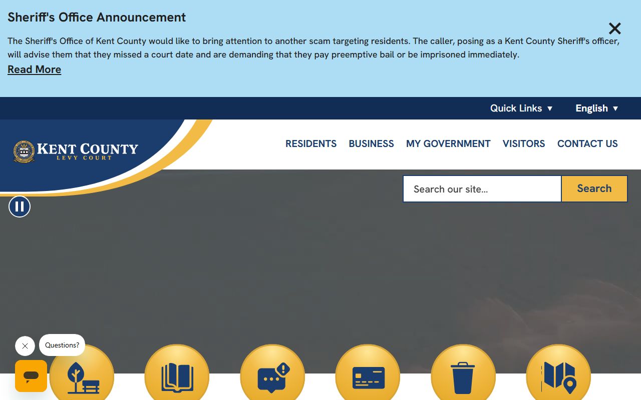 Kent County Recorder of Deeds for divorce records and property transfers